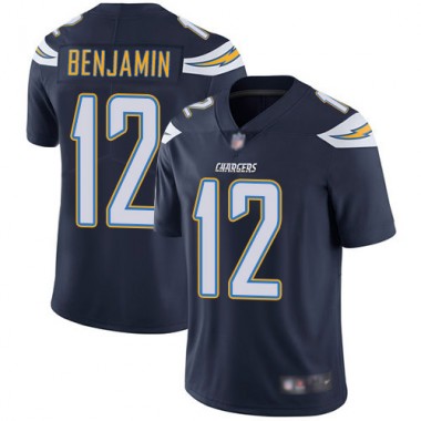 Los Angeles Chargers NFL Football Travis Benjamin Navy Blue Jersey Men Limited 12 Home Vapor Untouchable